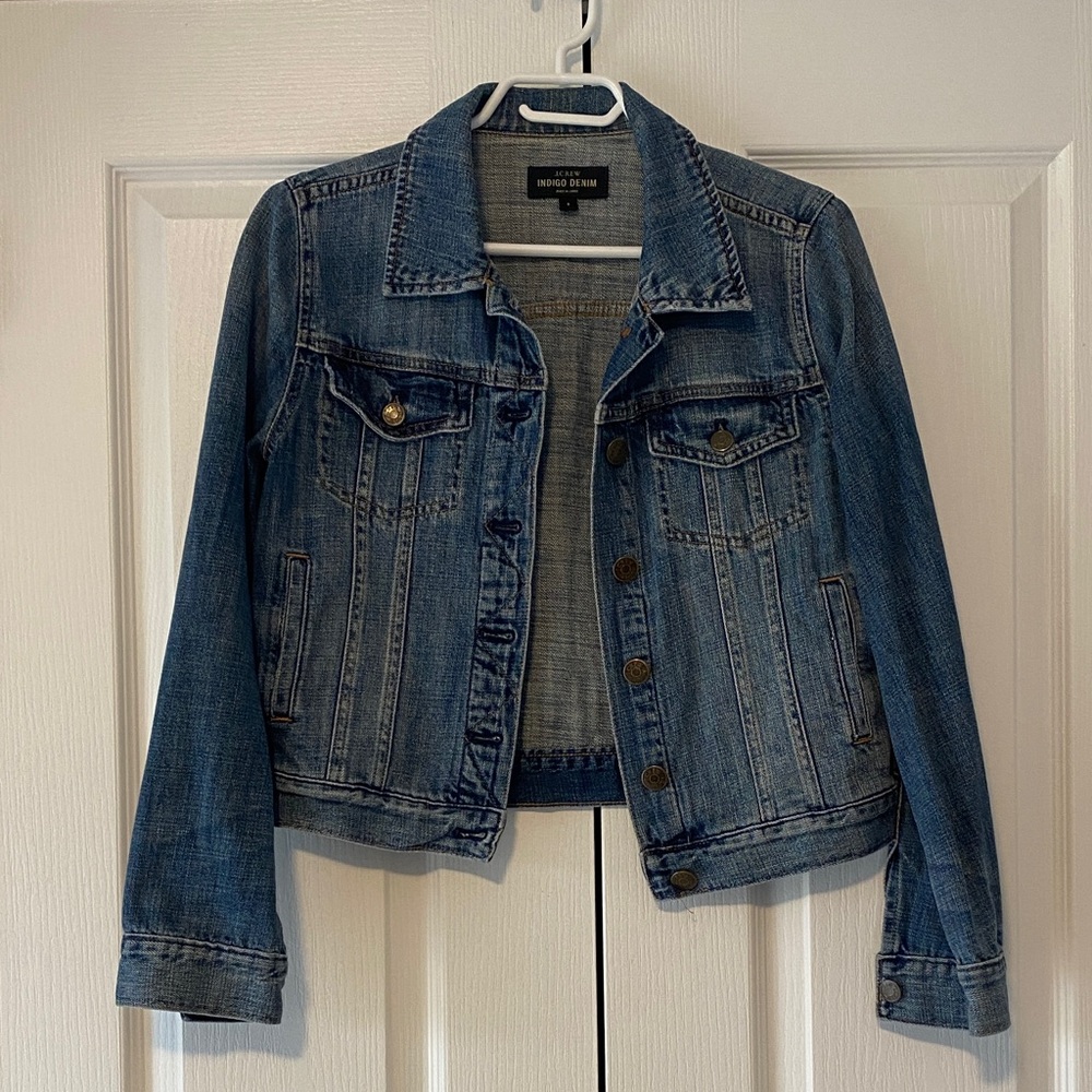 J Crew Indigo Denim Jacket